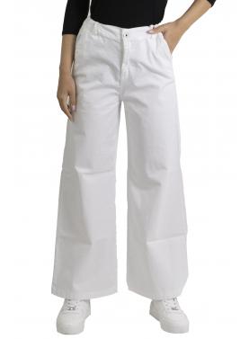 Chino palazzo in cotone